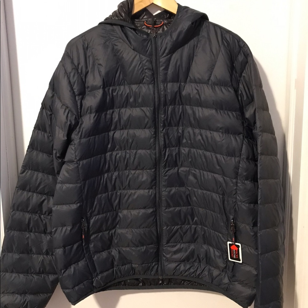 Hawke & Co Hooded Packable Down Jacket